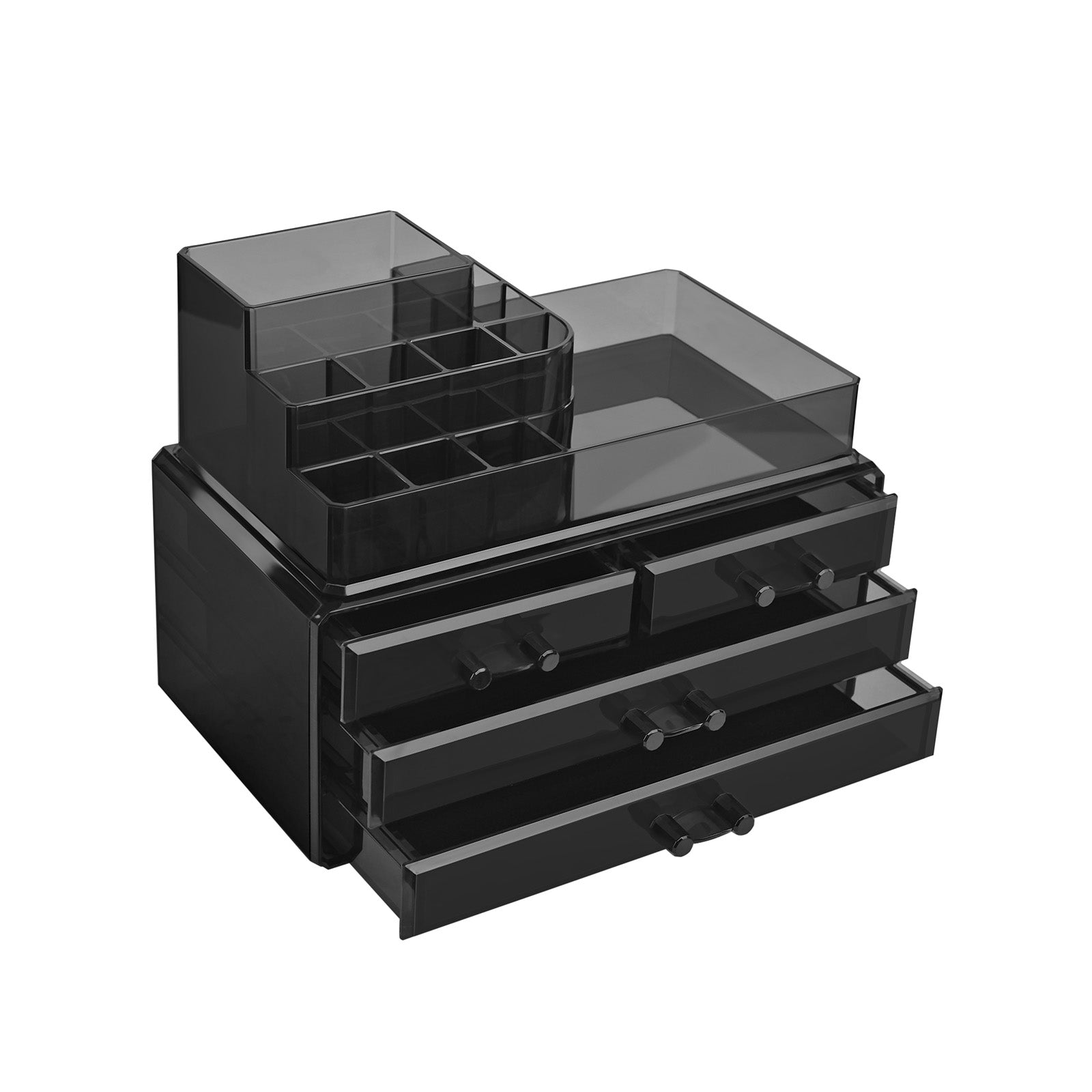 Make-up-Organisator-4-Schubladen-Schwarz