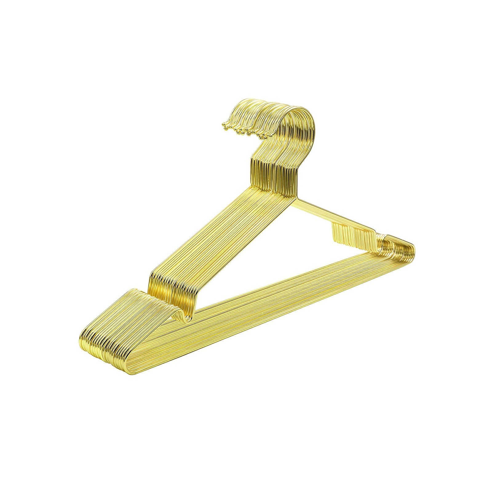 Bekleidungsbügel - Metallbügel - Chrom -frei - Edelstahl - Gold - 20 Stücke