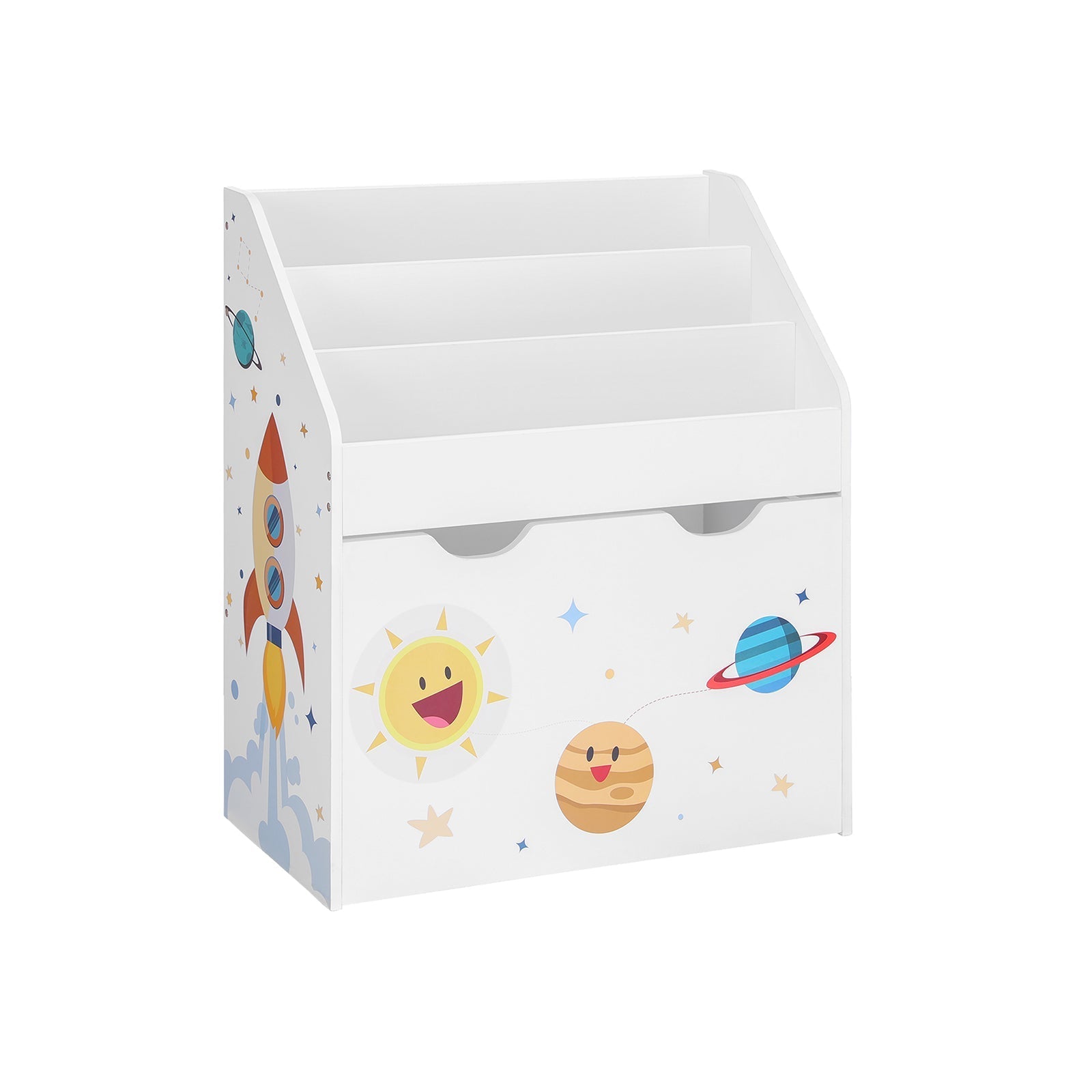 Lagerregal - Kinderschrank - farbenfroh - für Spielzeug und Kleidung