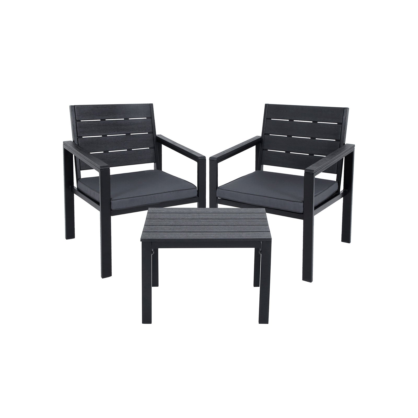 Gartenmöbel Set-3-T-Black