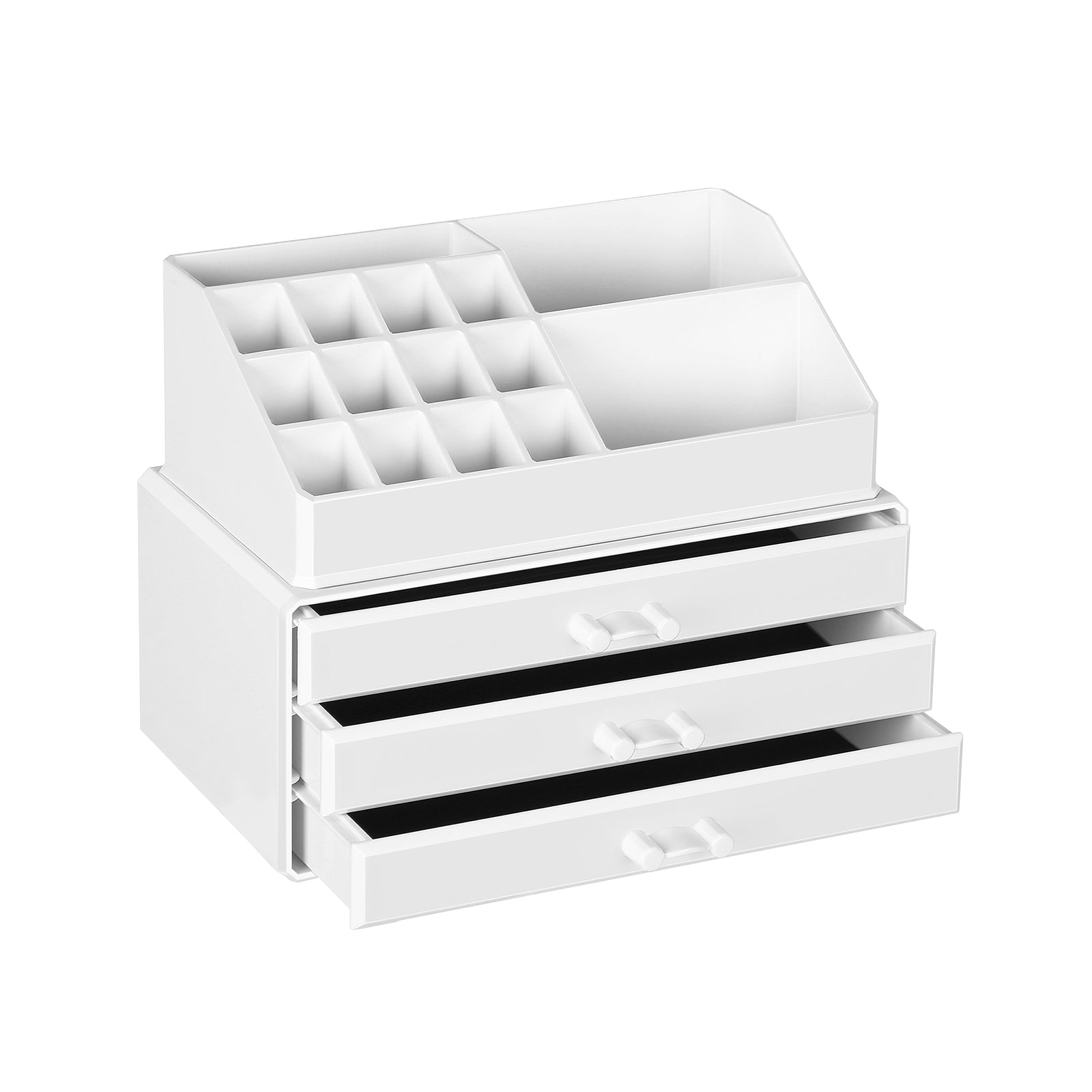 Make-up-Organisator-weißes Acryl