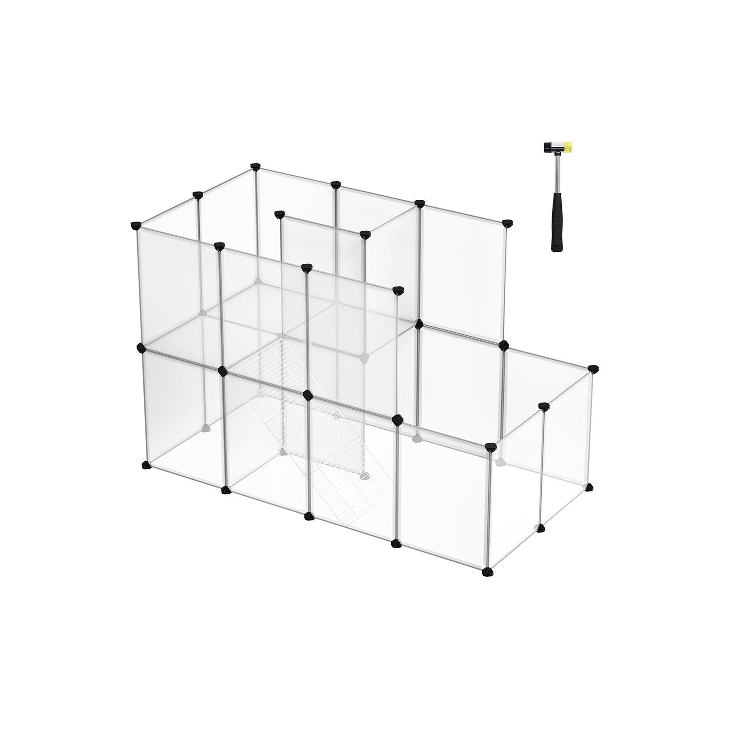 Tierkäfig - Country Retreat - für Meerschweinchen, Kaninchen, Hamster - transparent