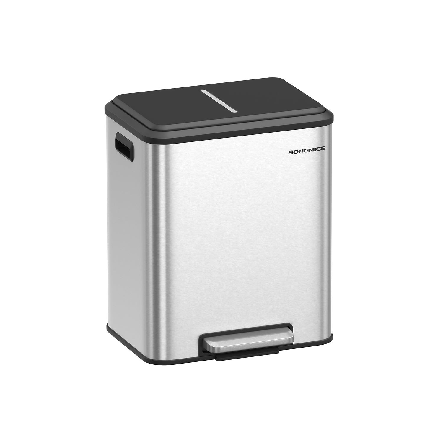 Küche Prullen -Bin Metallic Silber