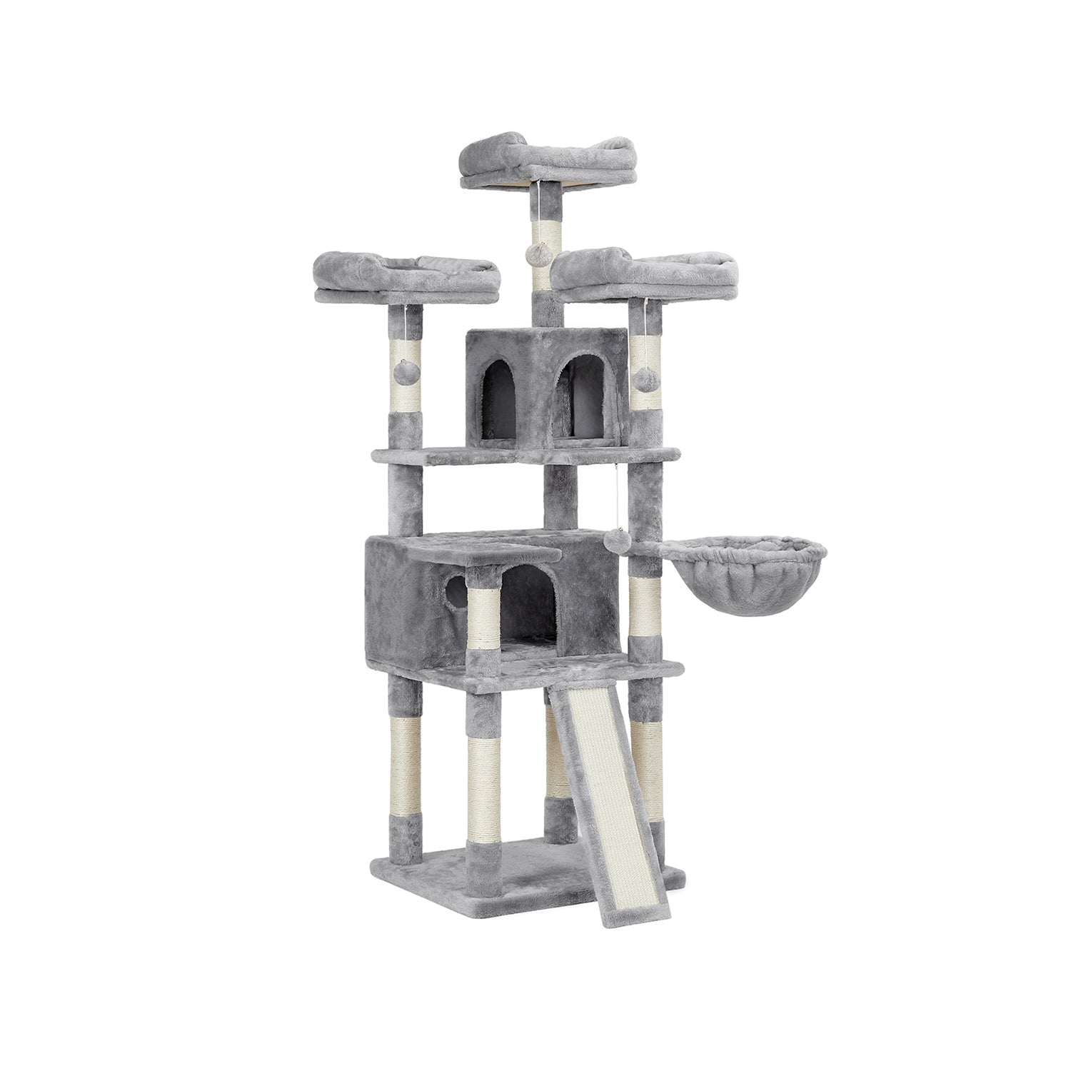 Kratzer nach xxl - 168 cm hoch - hellgrau