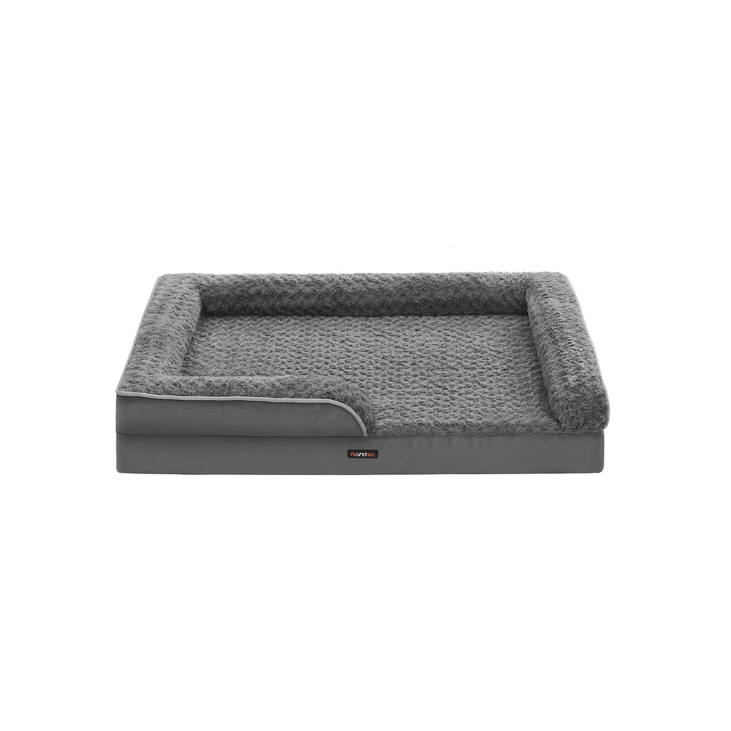 Orthopädisches Hundebett - Großformat - Schiefergrau - Komfort Plus
