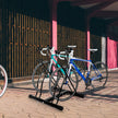 Cykelställ – Floor Parker för cyklar – 2 60 x 53 x 56 cm – Svart