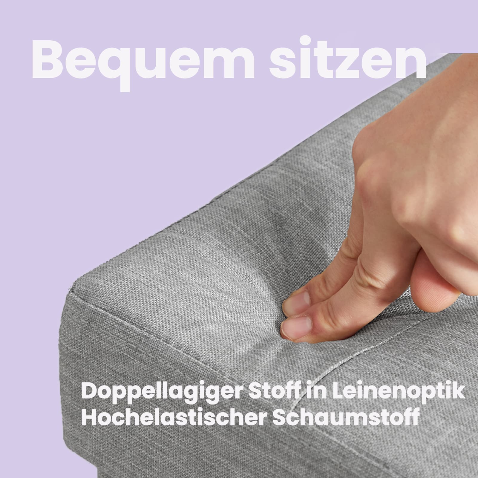 Sofa mit Stauraum - 38 x 76 x 38 cm - Sitzbox - Multifunktional