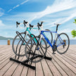 Cykelställ – Floor Parker för cyklar – 2 60 x 53 x 56 cm – Svart