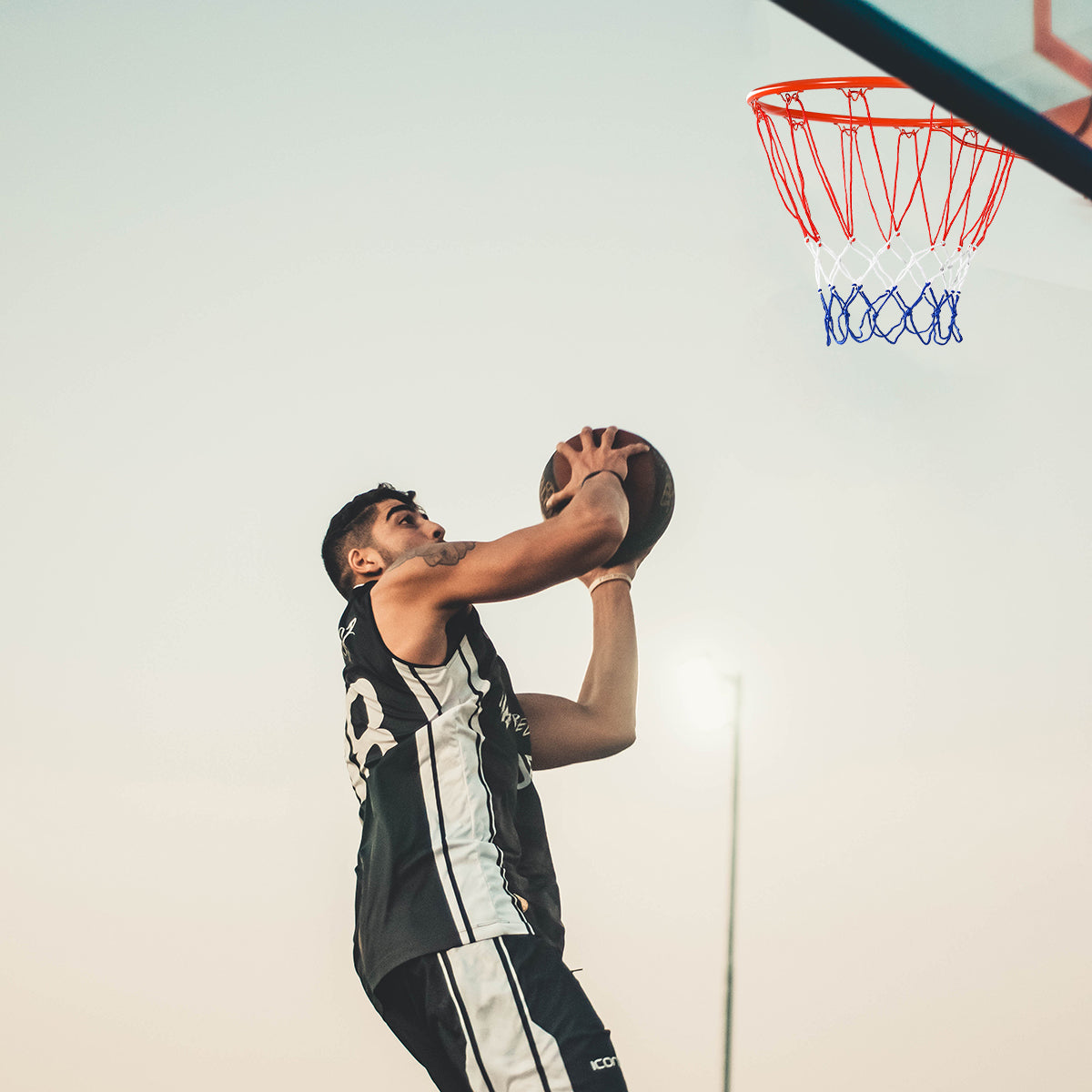 Basketbåge – Väggmonterad Professionell Dunking för inomhus och utomhus – Orange