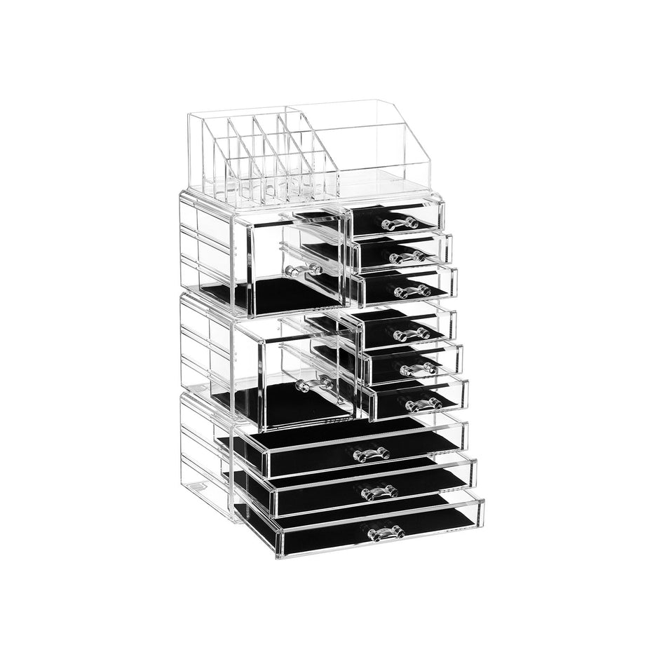 Make -up Organizer - Kosmetikorganisator - Make -up Box - Acryl - transparent