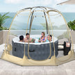 630° – transparent PVC tält Pop Up Bubble Bubbel för personer – 5-6 265 x 265 cm – Genomskinlig