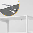 Hushållshylla – Förvaringsskåp Kökshylla Underskåp med låda – 32,5 x 60 x 122 cm – Vit