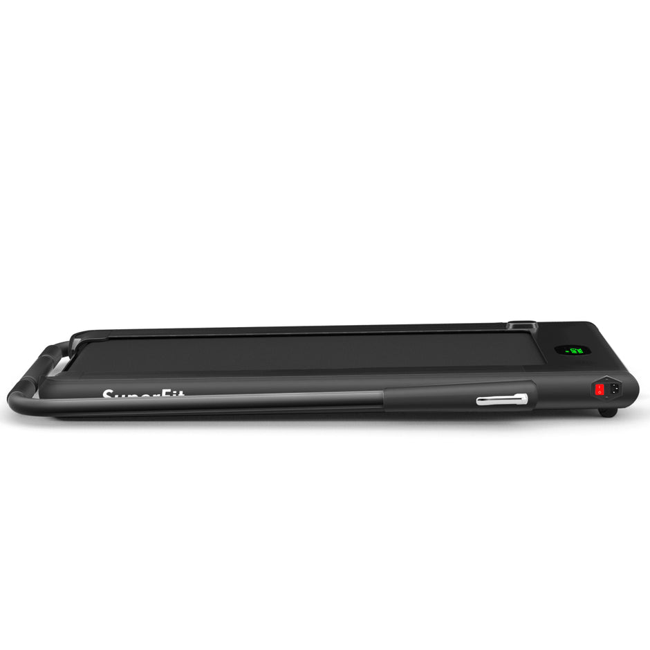 Elektriskt – löpband km/h LED display Vikbar motionscykel Träningsutrustning – 1-12 120 kg – Svart