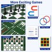i – spelbord set multifunktionellt med fotbollsbord hockey biljard bordtennis m.m. Naturfärg – 14 1