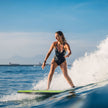 Bodyboard – lättviktssimbräda med EPS kärna och XPE yta för stranden barn vuxna – 106 cm – Grön