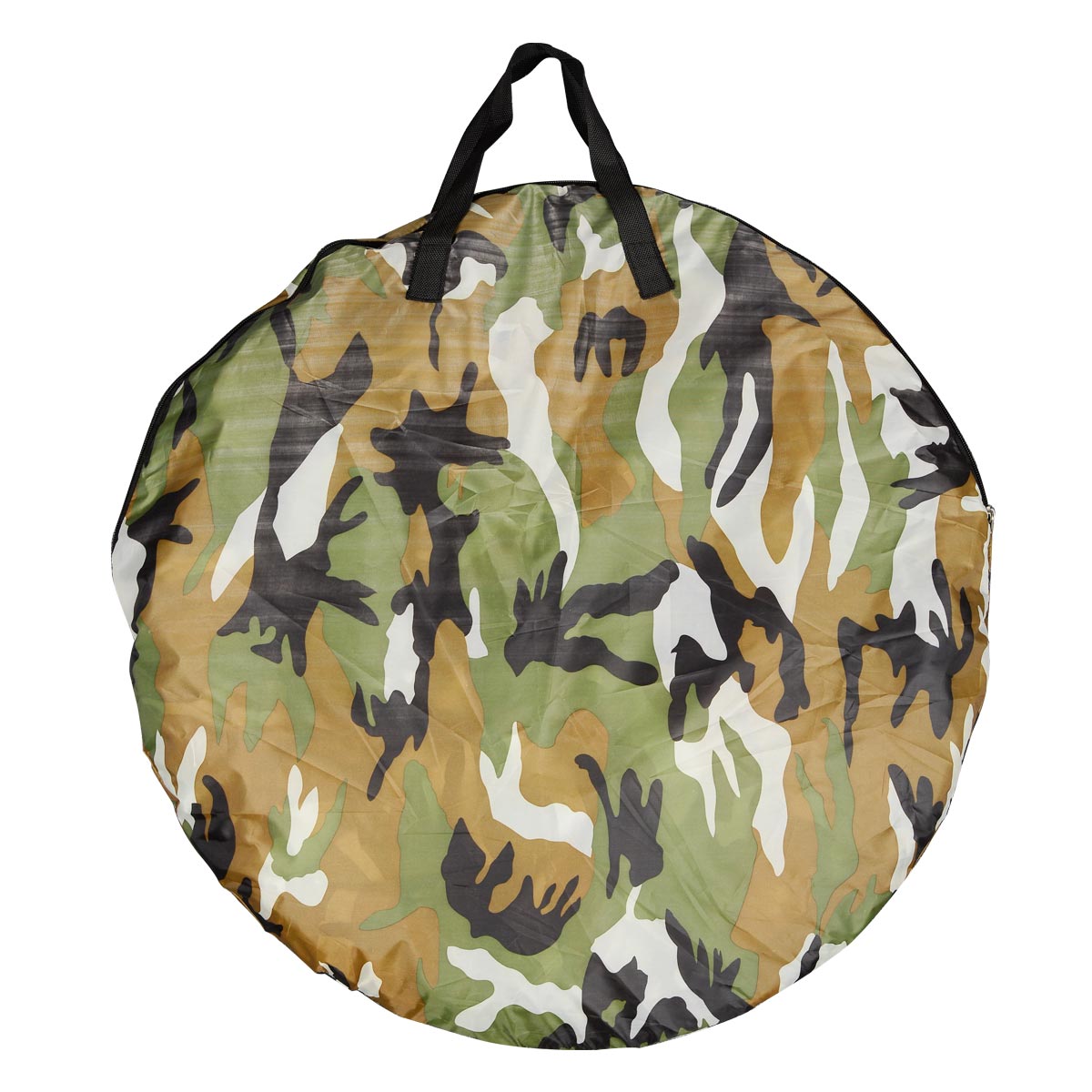 Stranddusch – tält toalett med förvaringsväska hopfällbar camouflage – 120 x 120 x 190 cm – Kamouflage