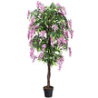 Konstgjord – växt Användbar Palm – 180 cm – Rosa
