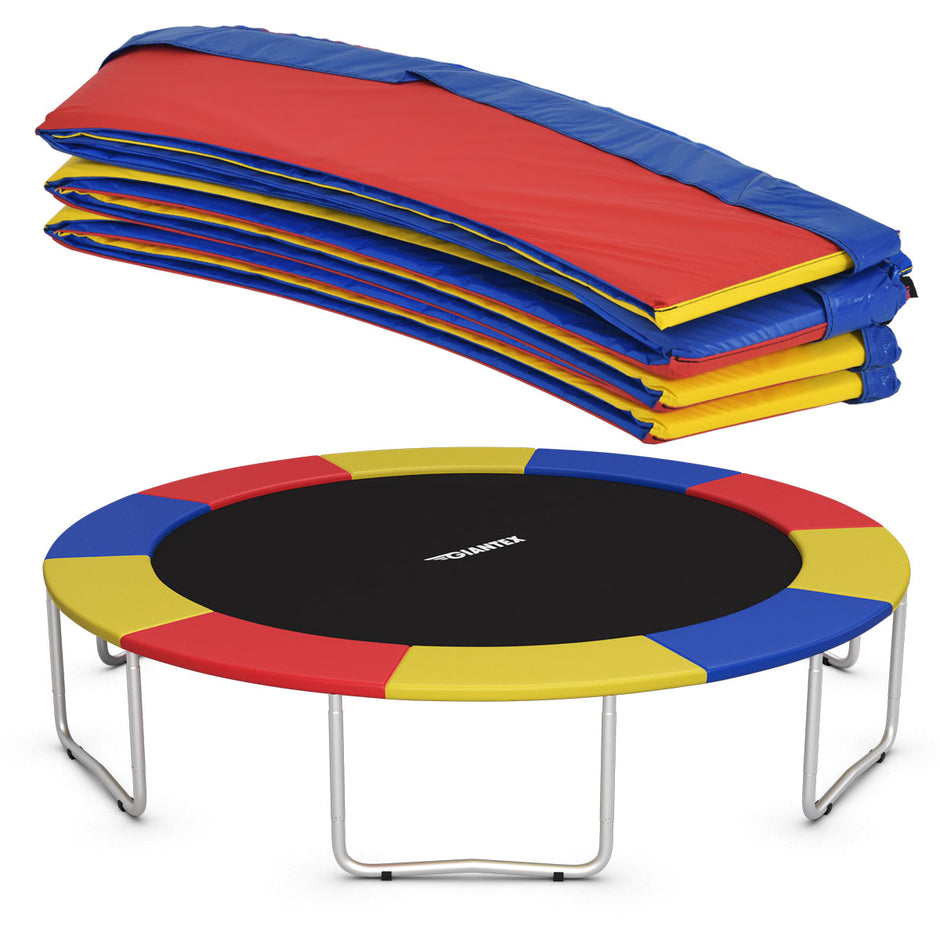 Studsmatta – madrass träning fitness gymnastik stoppning – 427 cm x 427 cm x 10 cm – Färgglad