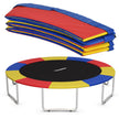 Studsmatta – madrass träning fitness gymnastik stoppning – 427 cm x 427 cm x 10 cm – Färgglad