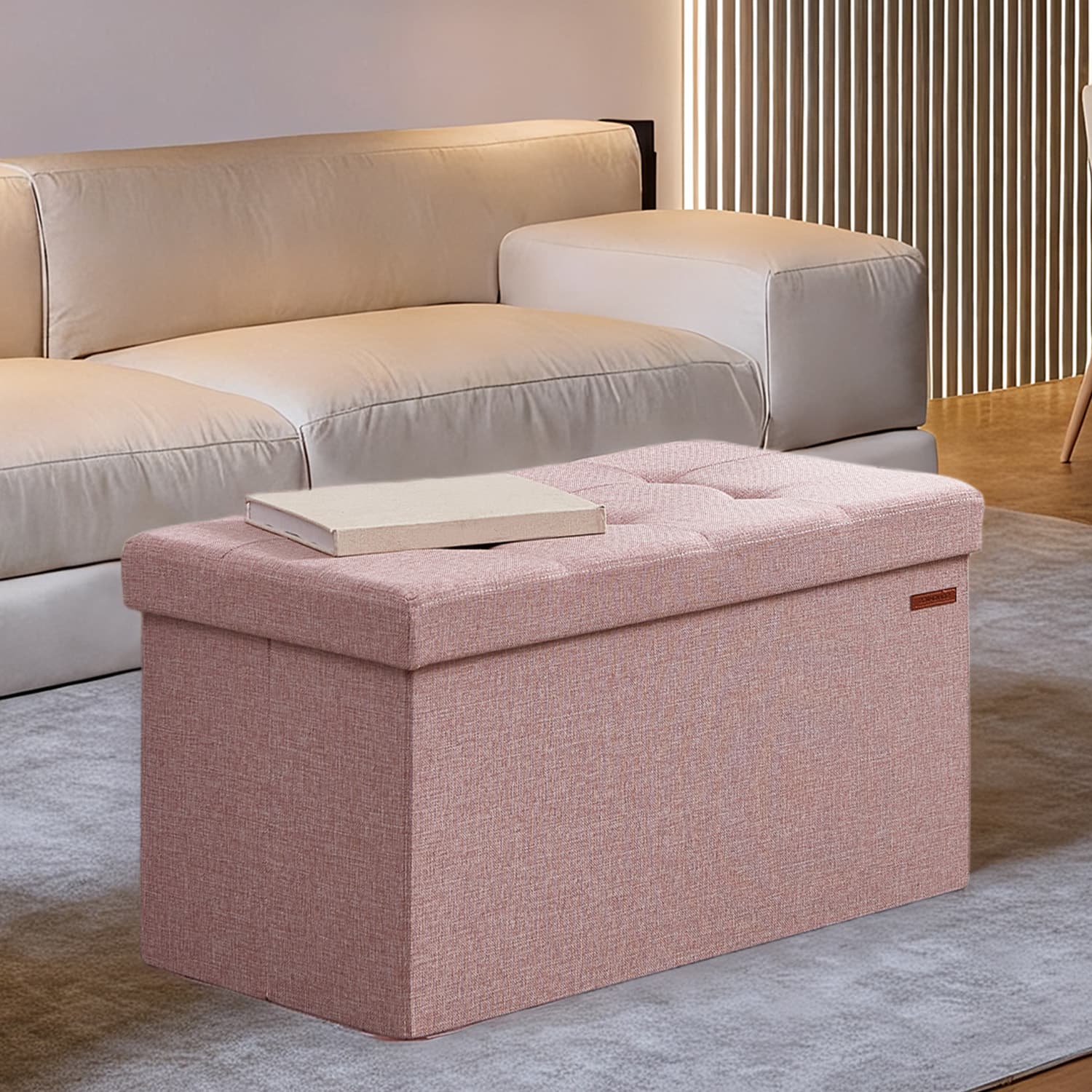 Sofa mit Stauraum - 38 x 76 x 38 cm - Sitzbox - Sofa Bett