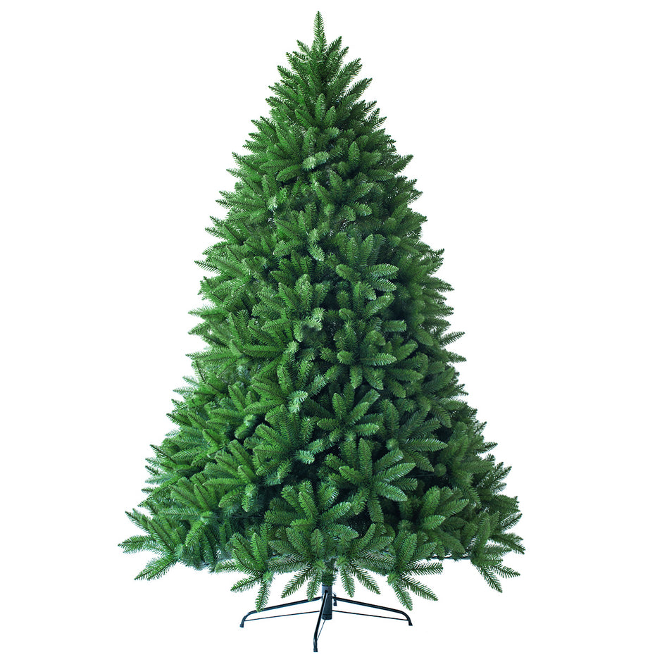 Artificiell – julgran PVC nålar trädgrön – 180 cm – Grön