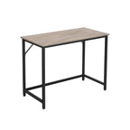 Schreibtisch - SMAL Office - Computertisch - 100 x 50 x 75 cm - Grau/Schwarz