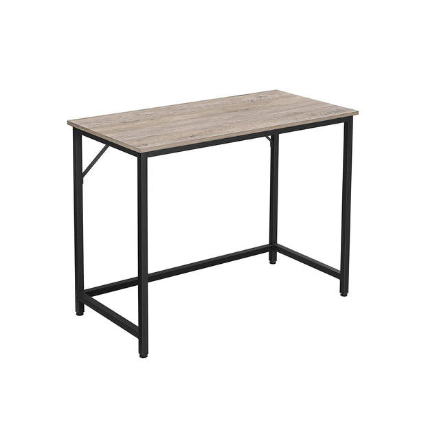 Schreibtisch - SMAL Office - Computertisch - 100 x 50 x 75 cm - Grau/Schwarz