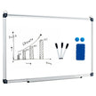 Whiteboard – med avtagbar pennbricka Aluminiumram Magnetisk – 50 x 35 cm – Vit