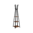 Coat Rack - mit 3 Regalen - Gaderobe Standard - Industrielles Design - Brown Black