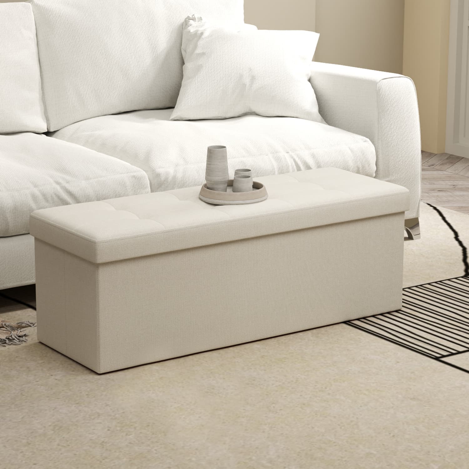 Sofa mit Stauraum - 38 x 110 x 38 cm - Sitzbox - Großformat