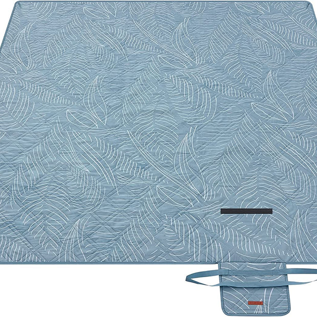 Picknickdecke - Campingdecke - mit 4 Bodenanker - wasserdicht - 200 x 200 cm - Blau
