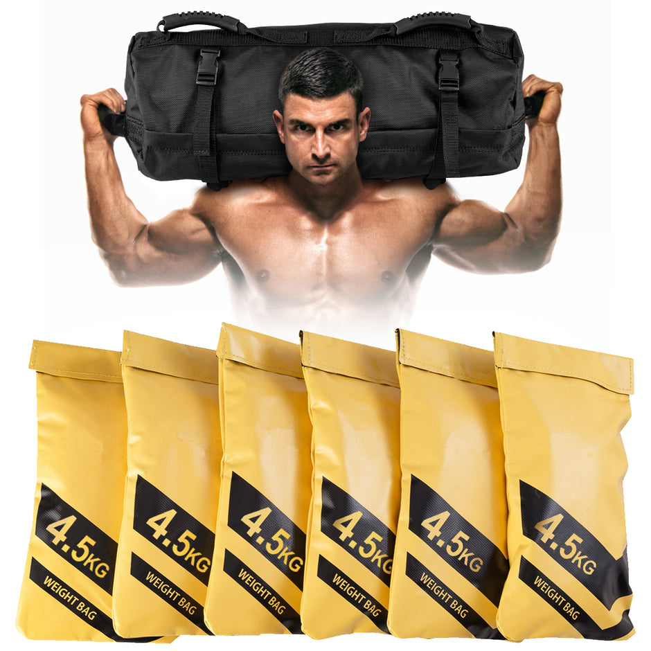 Power – bag Sandbag Core inkl. sandsäck – 6 x 5 kg 27 kg – Svart