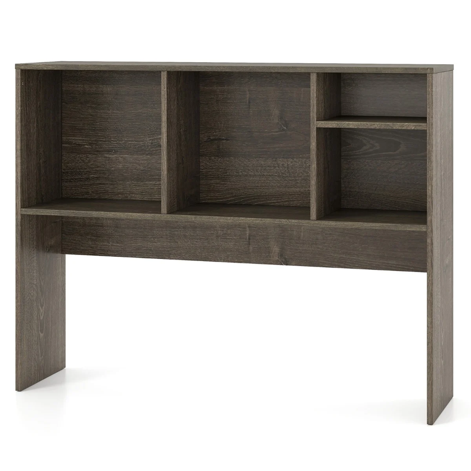 Skrivbords – hyllor med fack – 4 94 x 25 x 73 cm – Brun