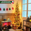 Förbelyst – Halv Tree Christmas konstgjord träd – 210 cm – Grön