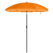 Parasol - Ø 200 cm - achteckig - neigbar mit Kurbel - Taupe