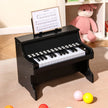 tangenter – Mini digitalpiano Barn Elektriskt med justerbar hastighet – 25 – Svart