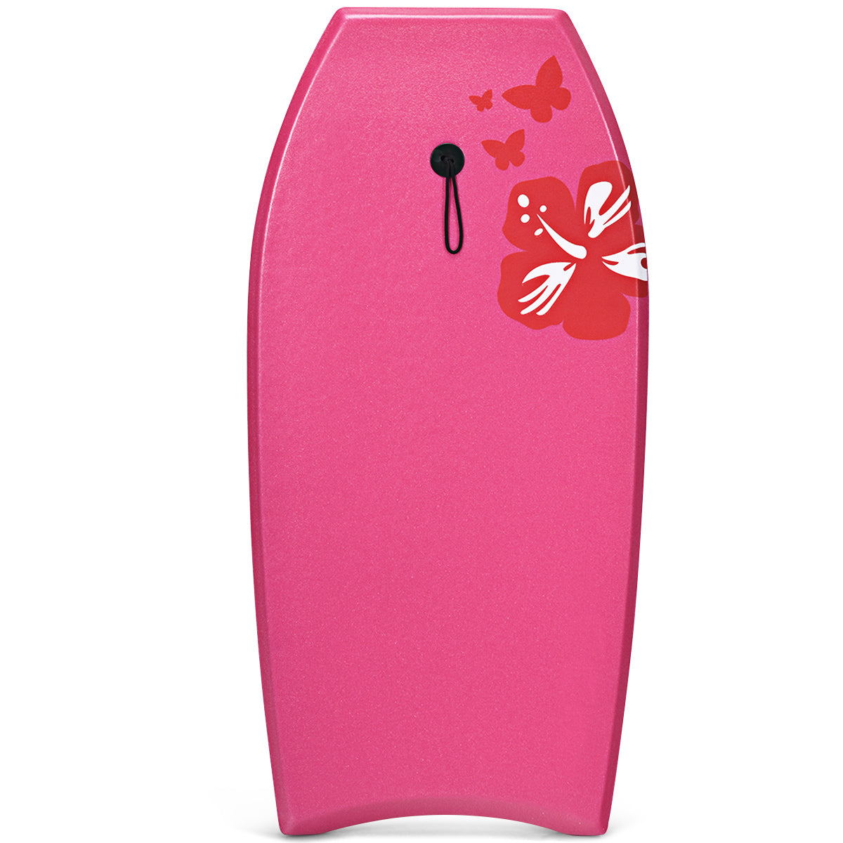 Bodyboard – lättviktssimbräda med EPS kärna och XPE yta för stranden barn vuxna cm/106 cm – 94 – Rosa