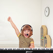 Digitalt – pianotangentbord tangenter Bärbart elektroniskt musikinstrument Barnpiano – 88 – Svart
