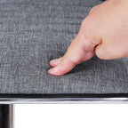 Barhocker - Hochstühle - 2 - mit Rückenlehne - Grau