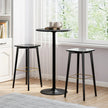 pack – ståbord i barbord och matbord Höj sänkbart bistrobord – 2 Ø 60 cm 2 1 – Svart