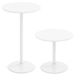 pack – ståbord i barbord och matbord Höj sänkbart bistrobord Vitt – 2 Ø 60 cm 2 1 – Vit