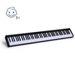 Digitalt – pianotangentbord tangenter Bärbart elektroniskt musikinstrument Barnpiano – 88 – Svart