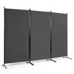 Panels – rumsavdelare Vikbar Tyg Sekretessskärm – 3 260 x 183 cm – Grå
