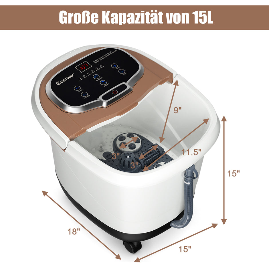 Fotmassager – Fotbad Spa Shiatsu – Grå