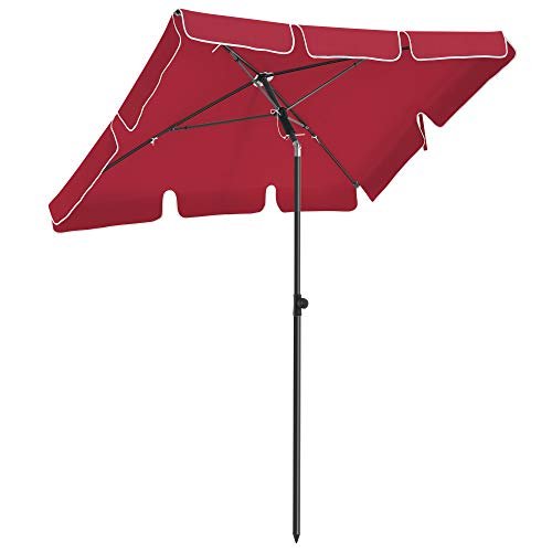 Parasol 200 x 125 cm faltbar und in der Höhe einstellbar