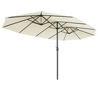 Doppel-Parasol-460 x 270 cm-Pendel- und UV-Schutz