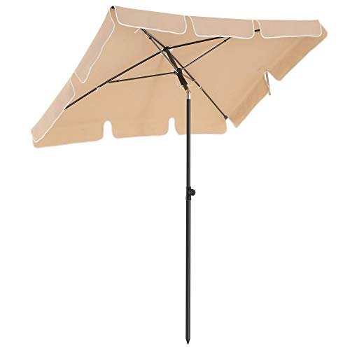 Parasol 200 x 125 cm faltbar und in der Höhe einstellbar