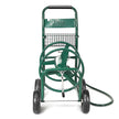 Trädgårdsslangvagn – Slangupprullare med korg metall – 96 x 62 x 113 cm – Grön