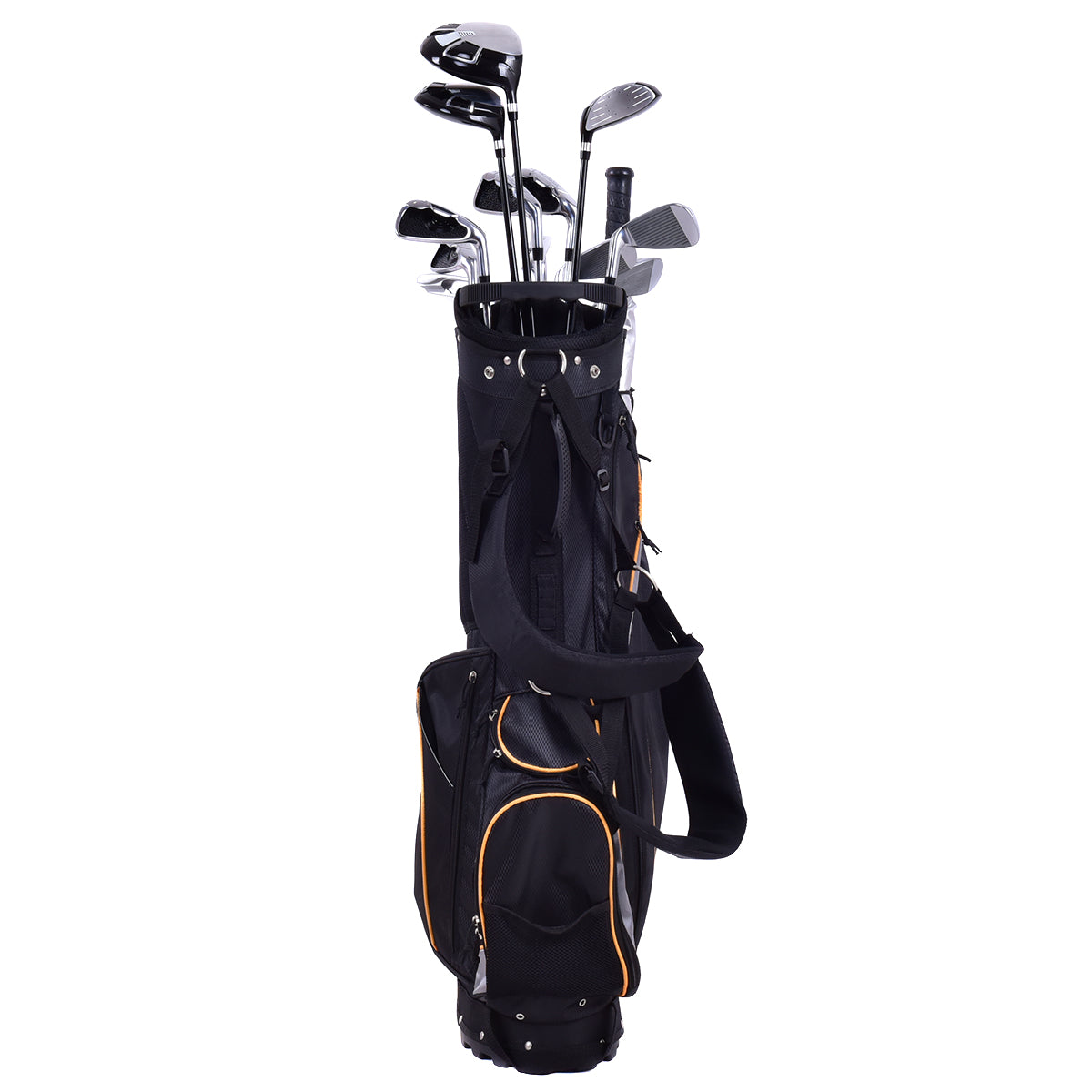 Golfbag – Inch Bag Professionell resväska med nackstöd och bärrem – 9 – Svart