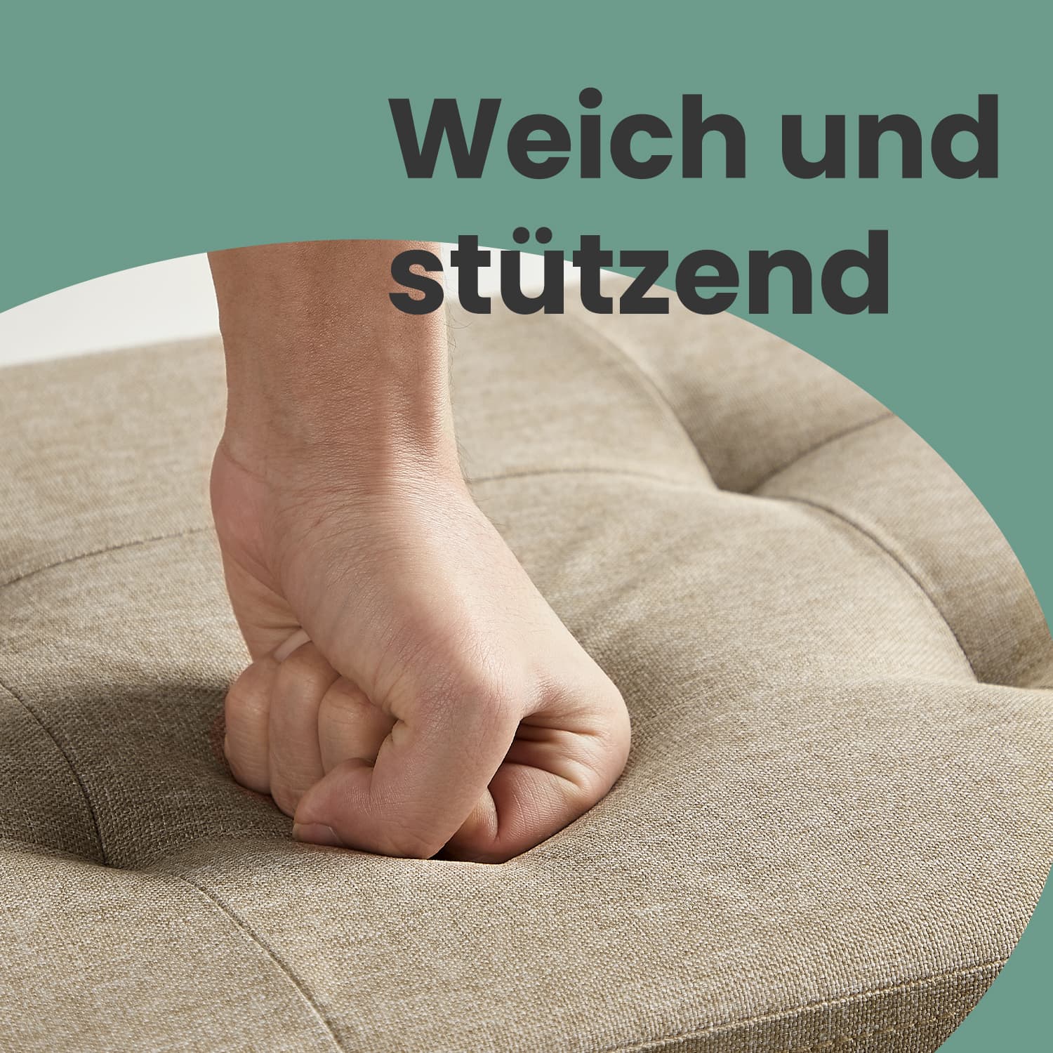 Sofa mit Stauraum - 38 x 110 x 38 cm - Sitzbox - Großformat (3)